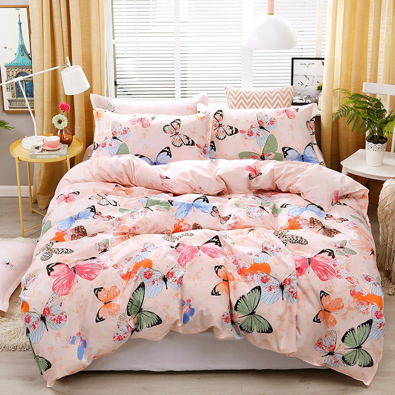 Cute Duvet Cover Pillow Case Bed Sheet - Graceland Home and Living -  