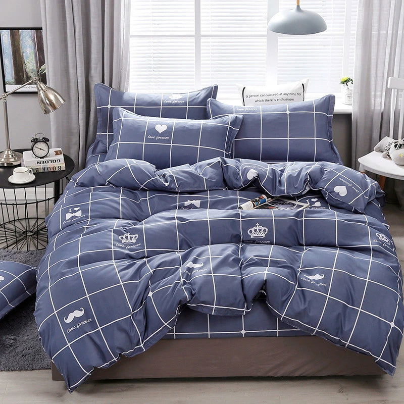 Cute Duvet Cover Pillow Case Bed Sheet - Graceland Home and Living -  