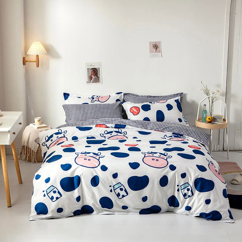 Cute Duvet Cover Pillow Case Bed Sheet - Graceland Home and Living -  