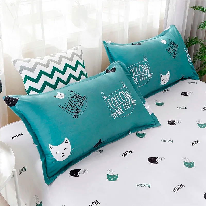 Cute Duvet Cover Pillow Case Bed Sheet - Graceland Home and Living -  