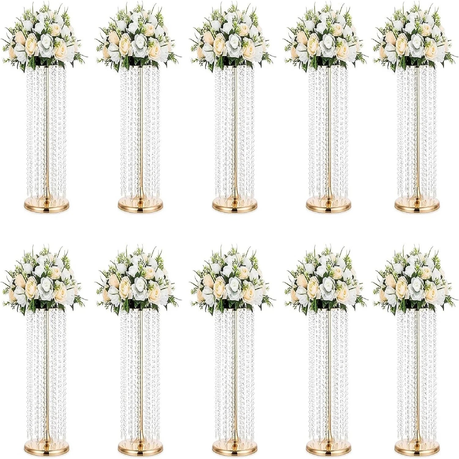 Cylinder Round Shape Flower Stand, Table Centerpiece - Graceland Home and Living -  