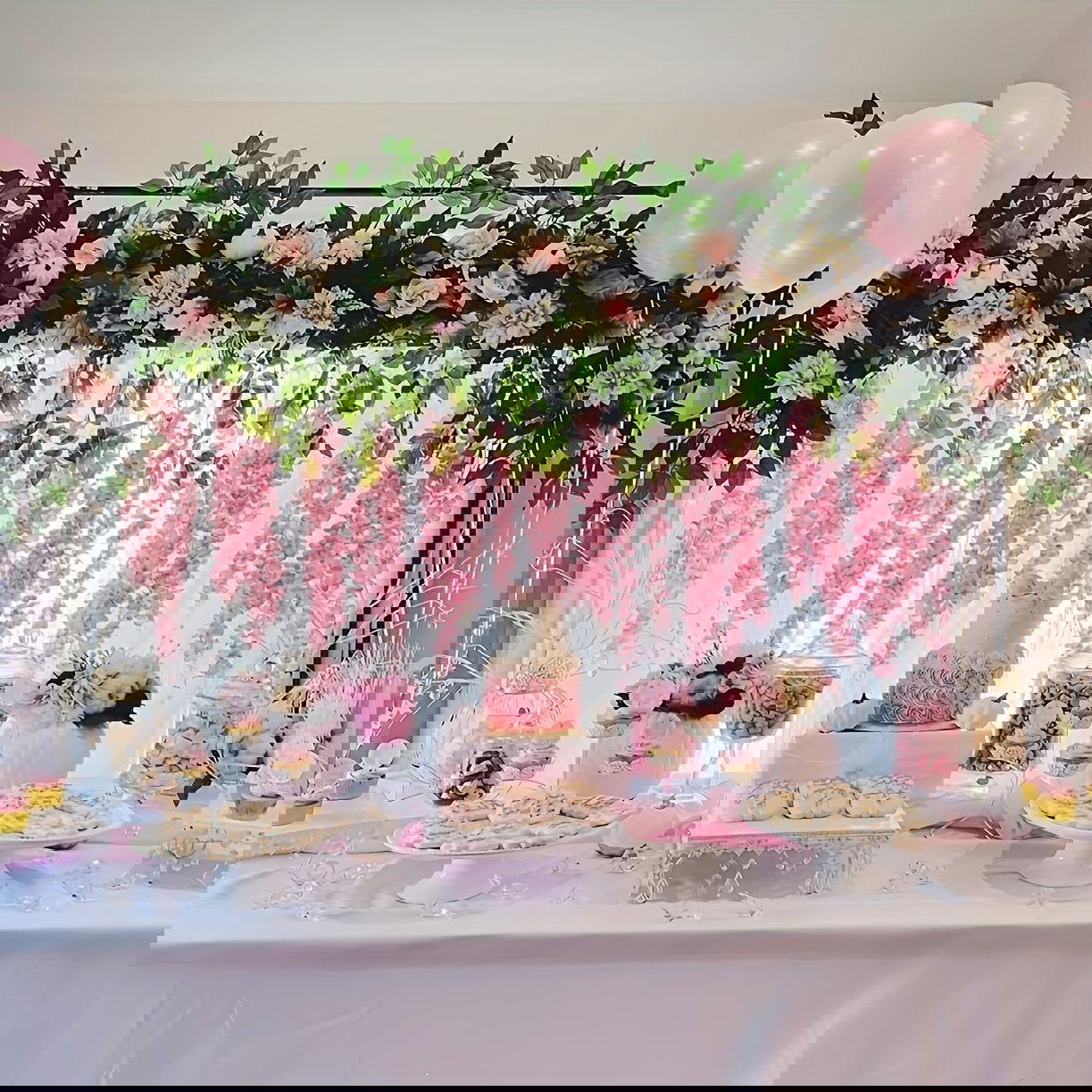 Elegant 12pcs Pink Wisteria Artificial Flowers - UV-Protected, Silk-Like Decor - Graceland Home and Living -  