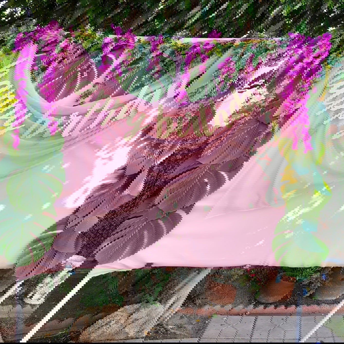 Elegant 12pcs Pink Wisteria Artificial Flowers - UV-Protected, Silk-Like Decor - Graceland Home and Living -  