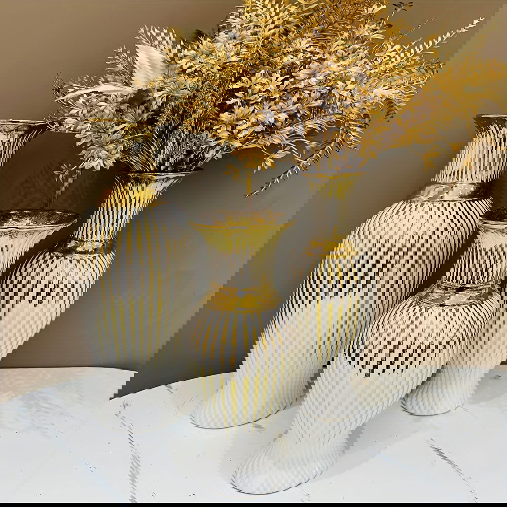 Elegant Ceramic Vase With Lid - Modern Nordic Style - Graceland Home and Living -  