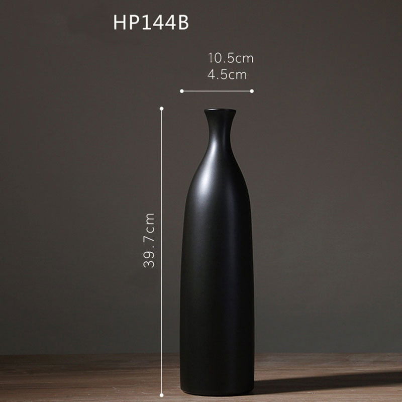 Elegant black or white classic vases - Graceland Home and Living -  
