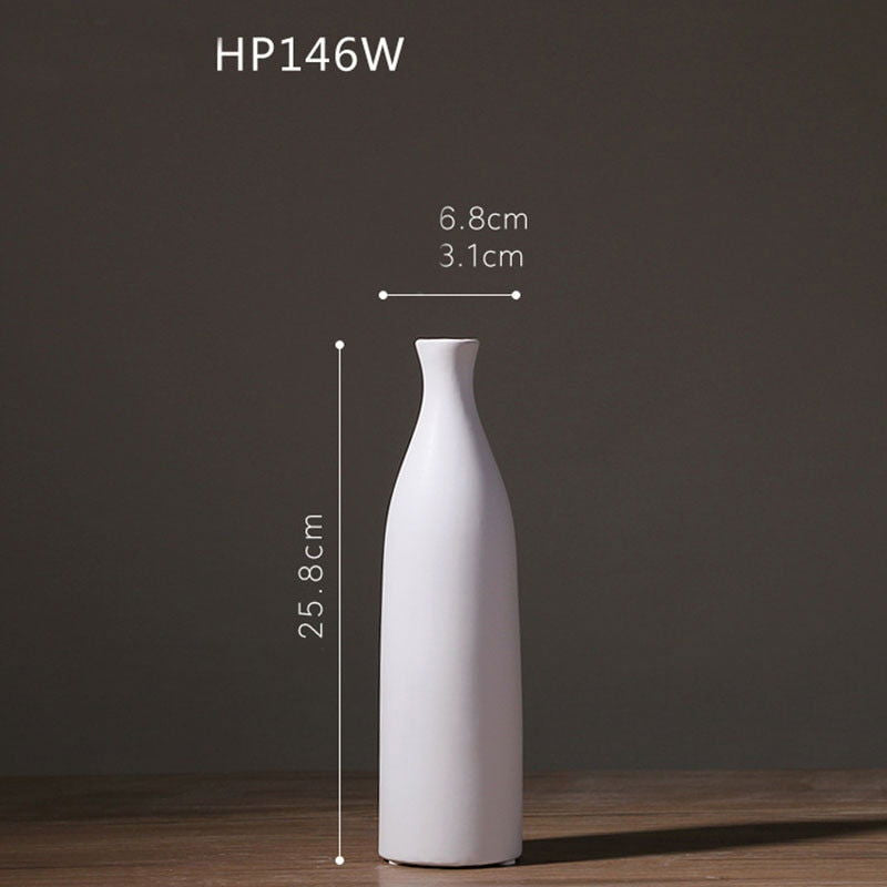 Elegant black or white classic vases - Graceland Home and Living -  