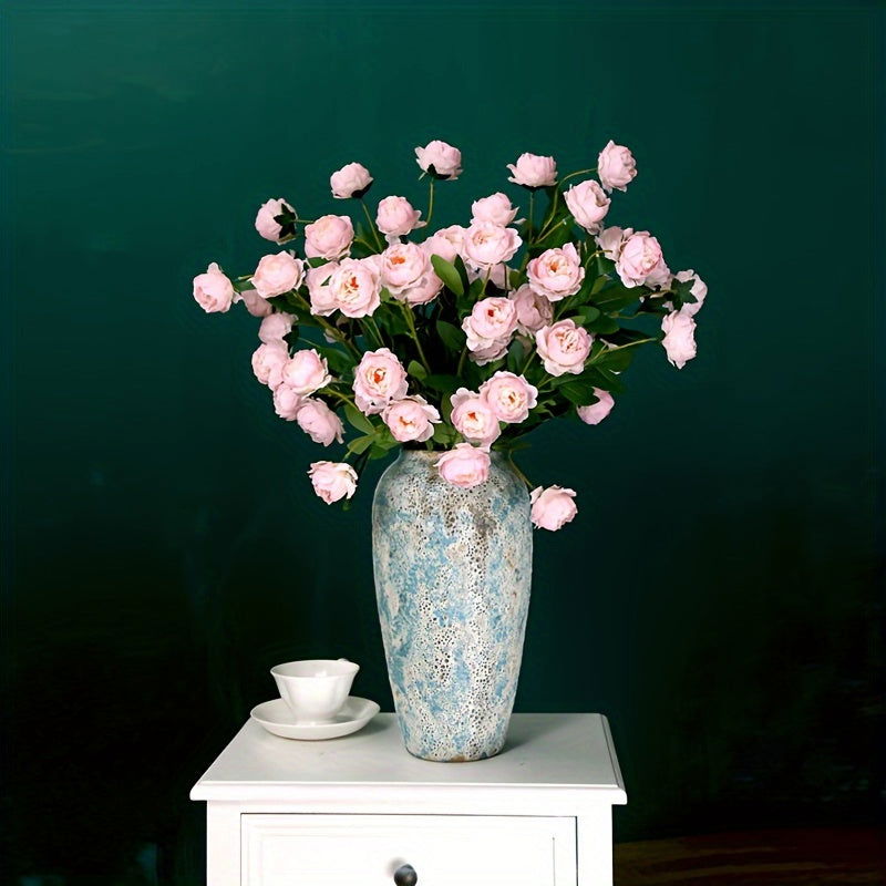 Exquisite Retro Bohemian Ceramic Vase - Handcrafted Two-Tone Flower Vase - Graceland Home and Living -  