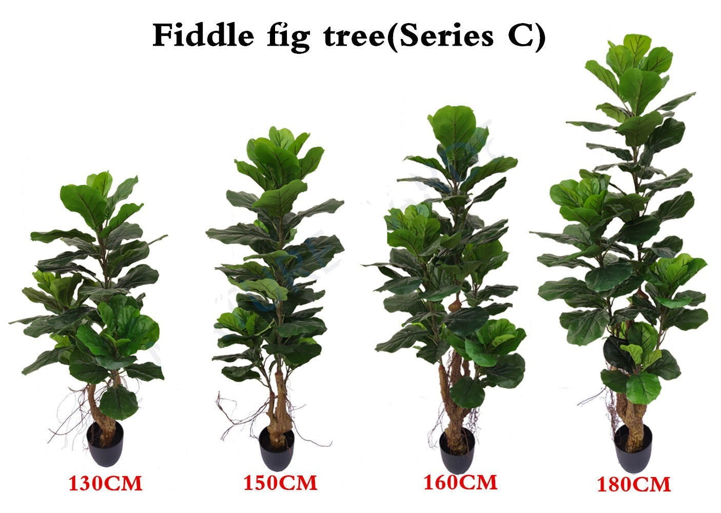 Faux Fiddle Leaf Fig Tree 150cm height - Graceland Home and Living -  