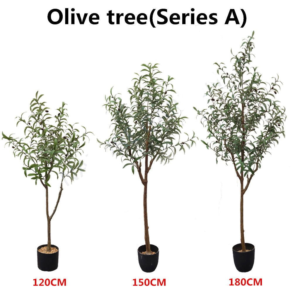 Faux Olive Tree Plant Detachable Fake Tree Indoor Decoration - Graceland Home and Living -  