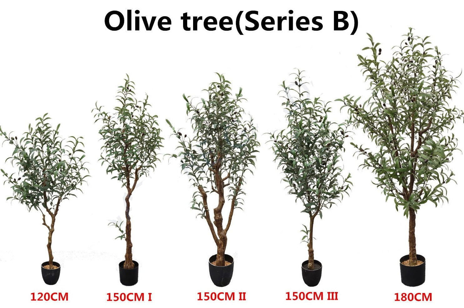 Faux Olive Tree Plant Detachable Fake Tree Indoor Decoration - Graceland Home and Living -  