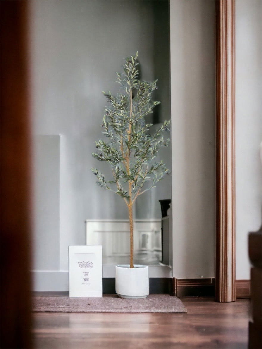 Faux Olive Tree Plant Detachable Fake Tree Indoor Decoration - Graceland Home and Living -  