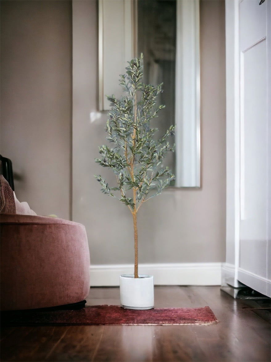 Faux Olive Tree Plant Detachable Fake Tree Indoor Decoration - Graceland Home and Living -  