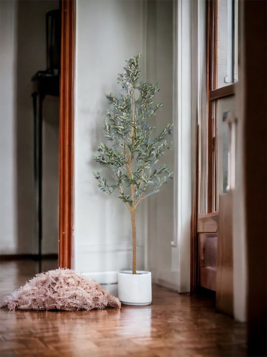 Faux Olive Tree Plant Detachable Fake Tree Indoor Decoration - Graceland Home and Living -  