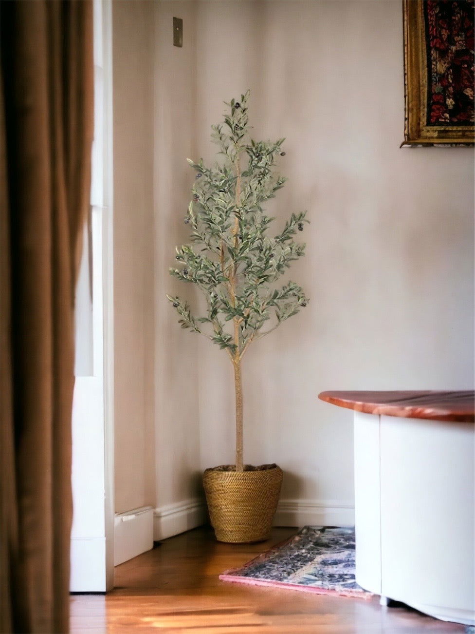 Faux Olive Tree Plant Detachable Fake Tree Indoor Decoration - Graceland Home and Living -  