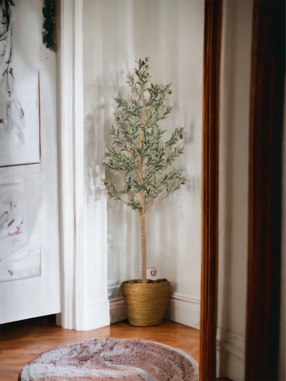 Faux Olive Tree Plant Detachable Fake Tree Indoor Decoration - Graceland Home and Living -  