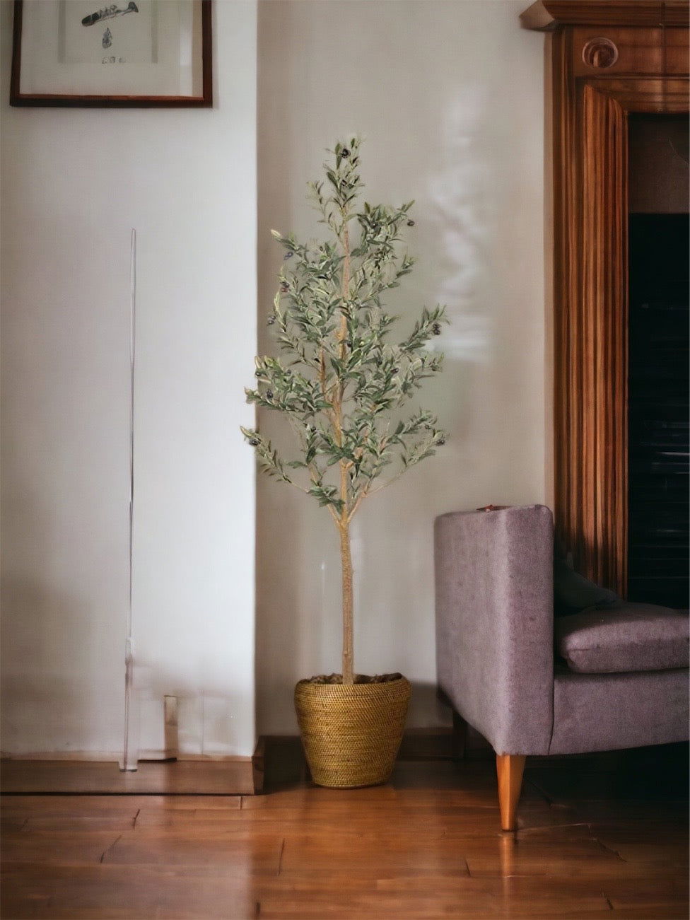 Faux Olive Tree Plant Detachable Fake Tree Indoor Decoration - Graceland Home and Living -  