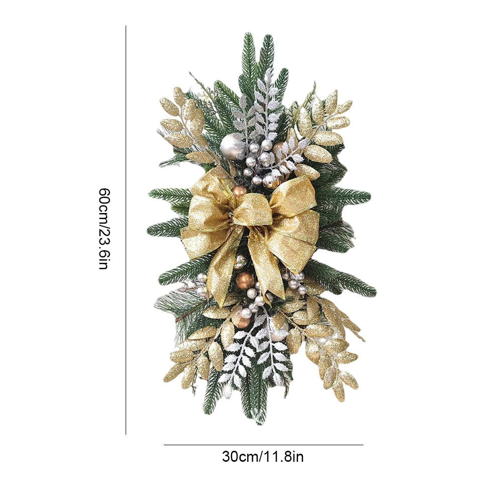 Hanging Stairs Garland Christmas Swag Door Wreath Pendants - Graceland Home and Living -  