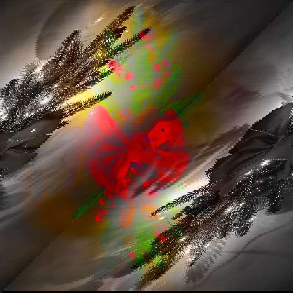 Hanging Stairs Garland Christmas Swag Door Wreath Pendants - Graceland Home and Living -  