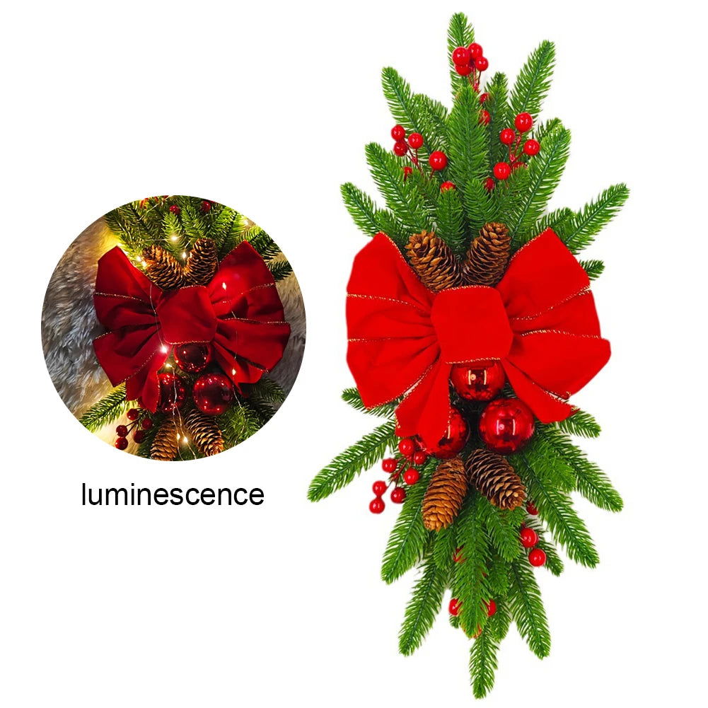 Hanging Stairs Garland Christmas Swag Door Wreath Pendants - Graceland Home and Living -  