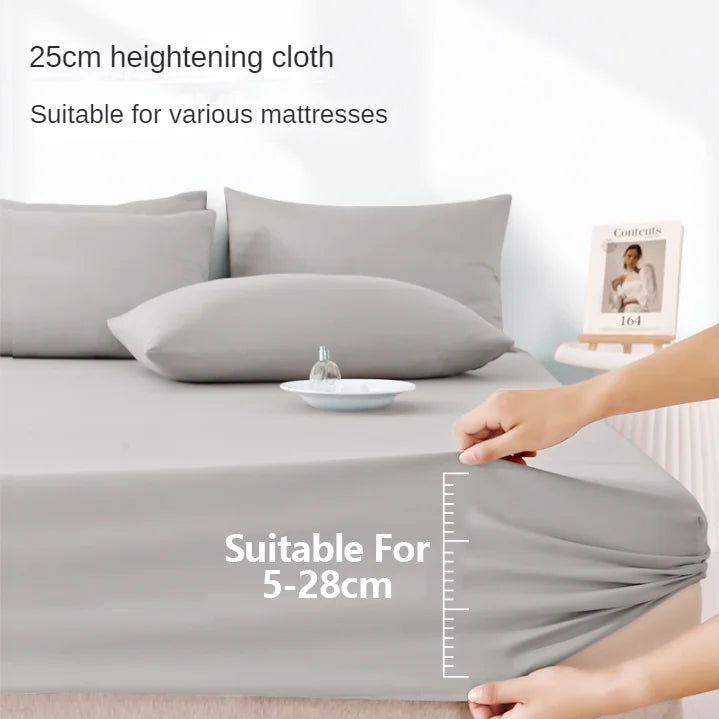 High Quality Fitted Sheet  Mattress Cover With Elastic Band - Graceland Home and Living -  