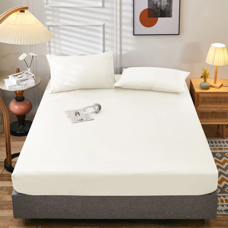 High Quality Fitted Sheet  Mattress Cover With Elastic Band - Graceland Home and Living -  