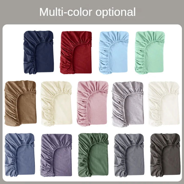 High Quality Fitted Sheet  Mattress Cover With Elastic Band - Graceland Home and Living -  