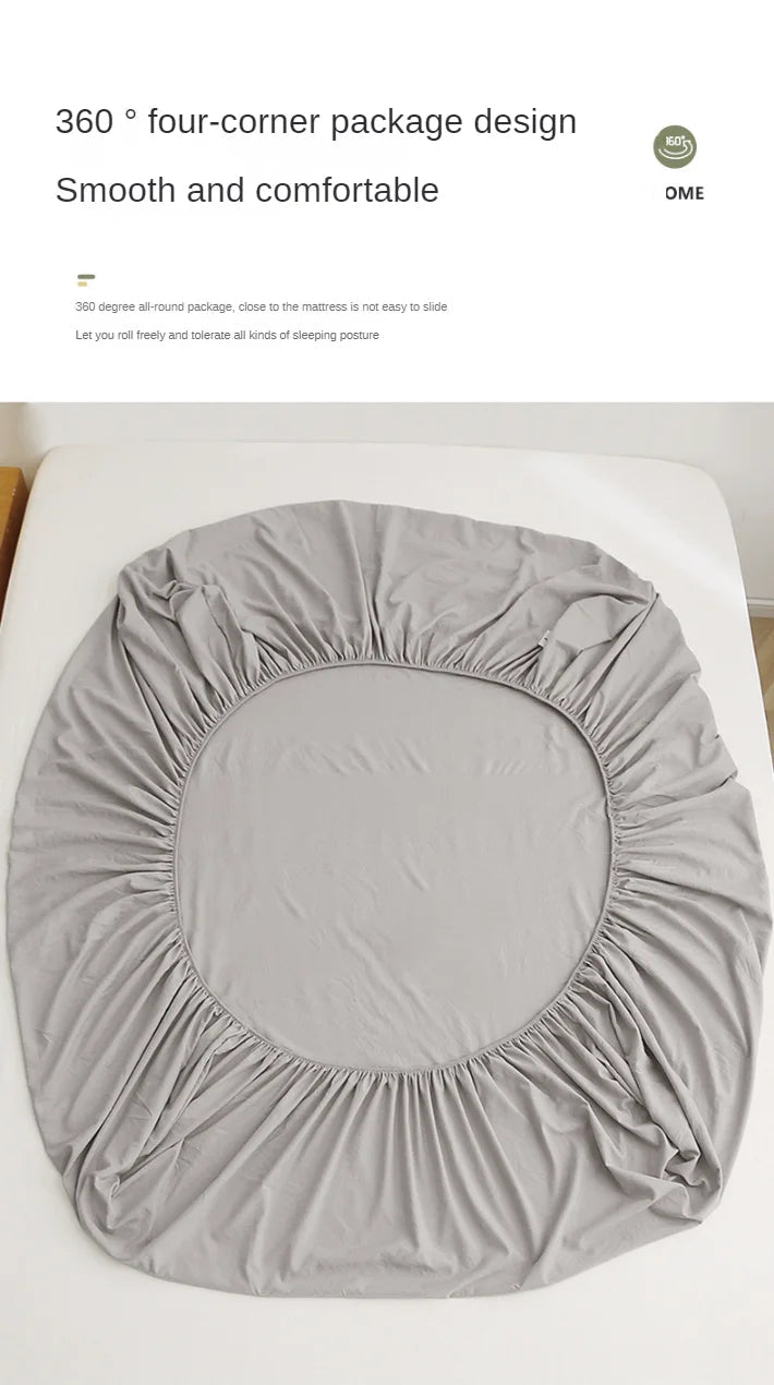 High Quality Fitted Sheet  Mattress Cover With Elastic Band - Graceland Home and Living -  