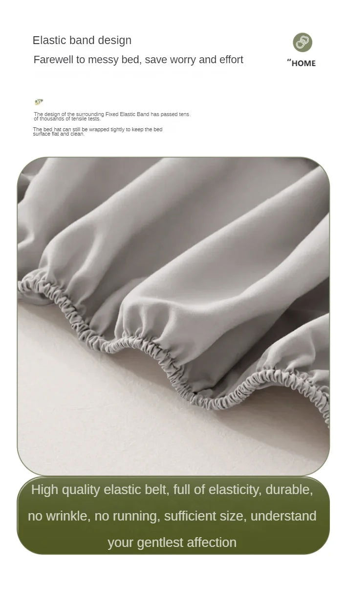High Quality Fitted Sheet  Mattress Cover With Elastic Band - Graceland Home and Living -  
