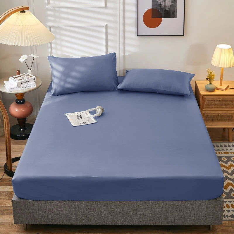High Quality Fitted Sheet  Mattress Cover With Elastic Band - Graceland Home and Living -  