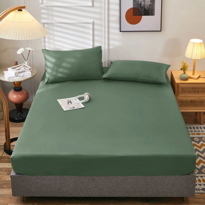 High Quality Fitted Sheet  Mattress Cover With Elastic Band - Graceland Home and Living -  