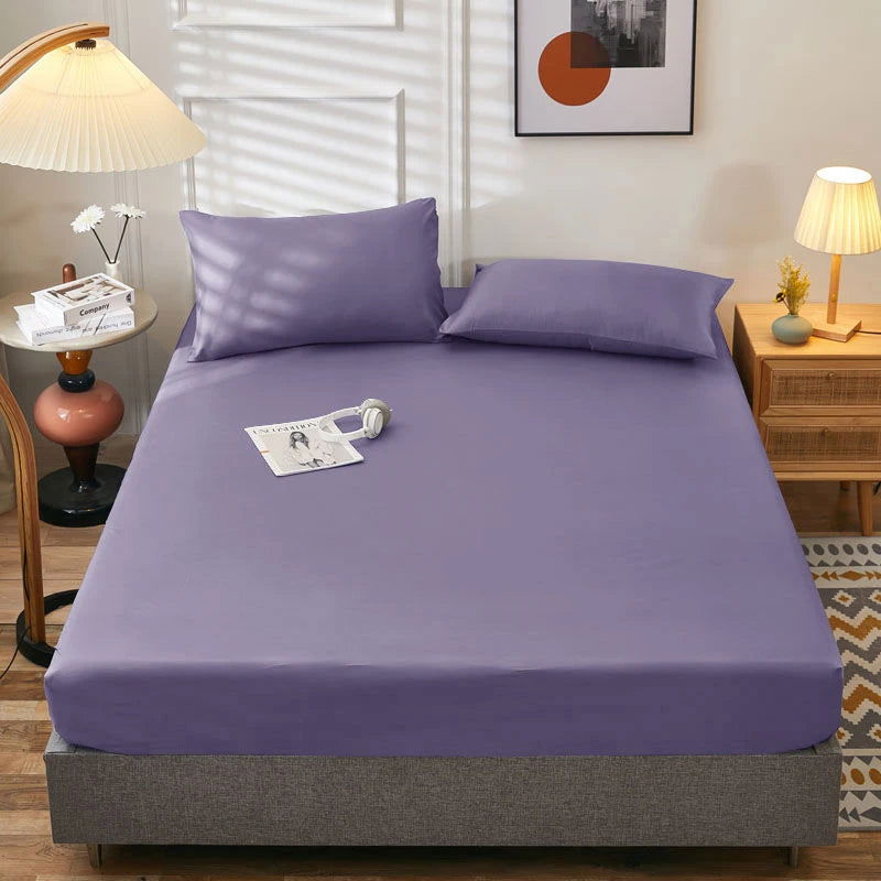 High Quality Fitted Sheet  Mattress Cover With Elastic Band - Graceland Home and Living -  