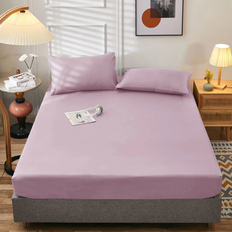 High Quality Fitted Sheet  Mattress Cover With Elastic Band - Graceland Home and Living -  