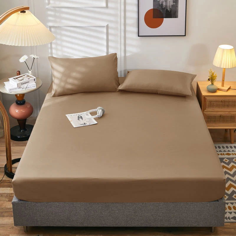 High Quality Fitted Sheet  Mattress Cover With Elastic Band - Graceland Home and Living -  