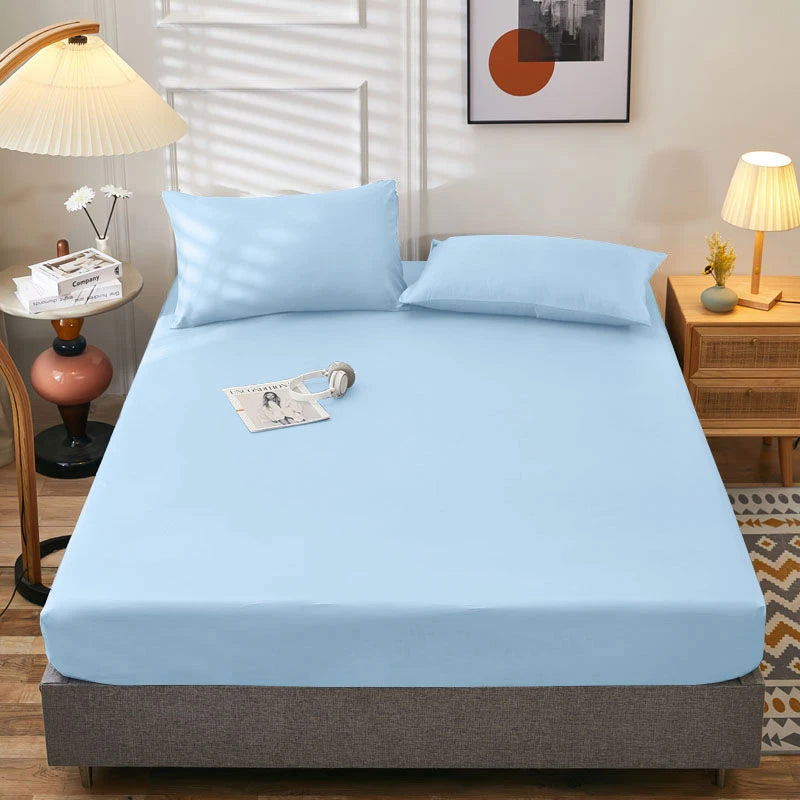 High Quality Fitted Sheet  Mattress Cover With Elastic Band - Graceland Home and Living -  