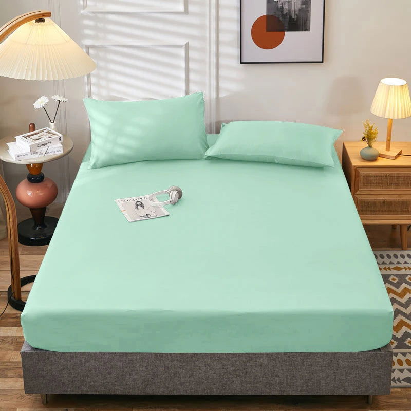 High Quality Fitted Sheet  Mattress Cover With Elastic Band - Graceland Home and Living -  
