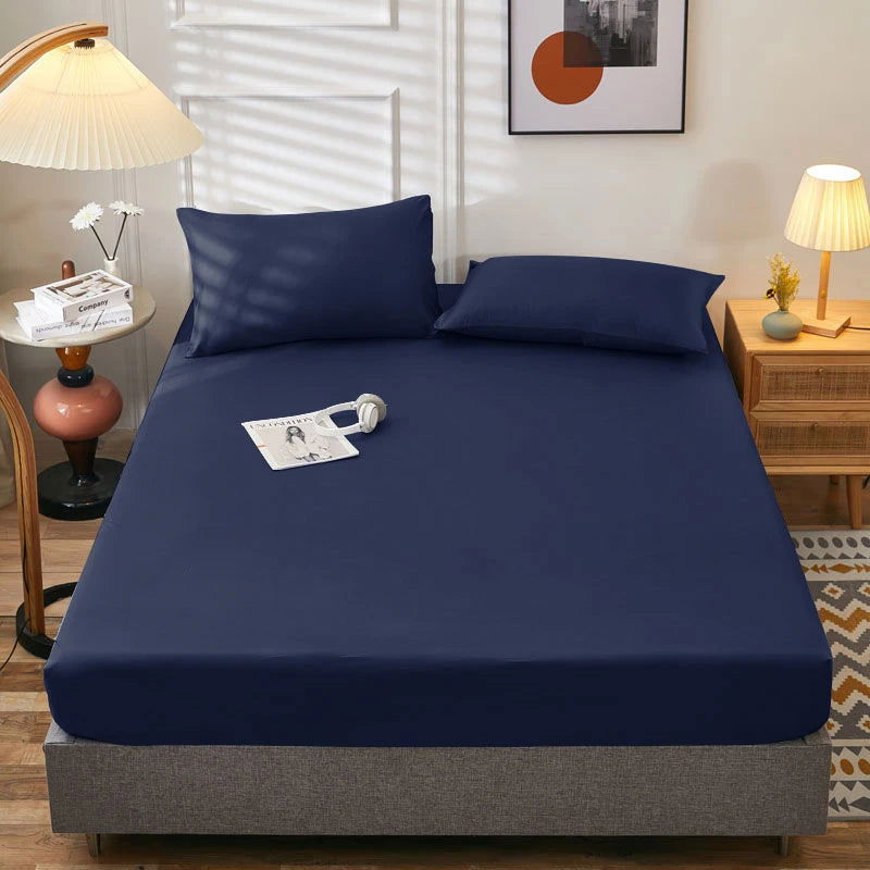 High Quality Fitted Sheet  Mattress Cover With Elastic Band - Graceland Home and Living -  