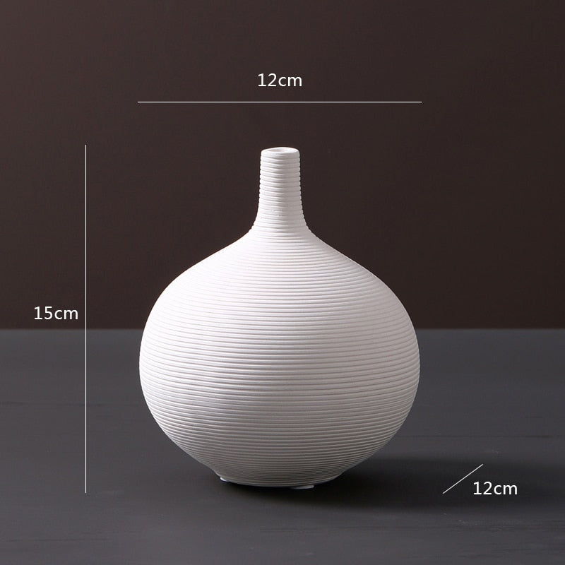 Japanese Style Ceramic Vase. For Modern Home Decoration Graceland Home and Living