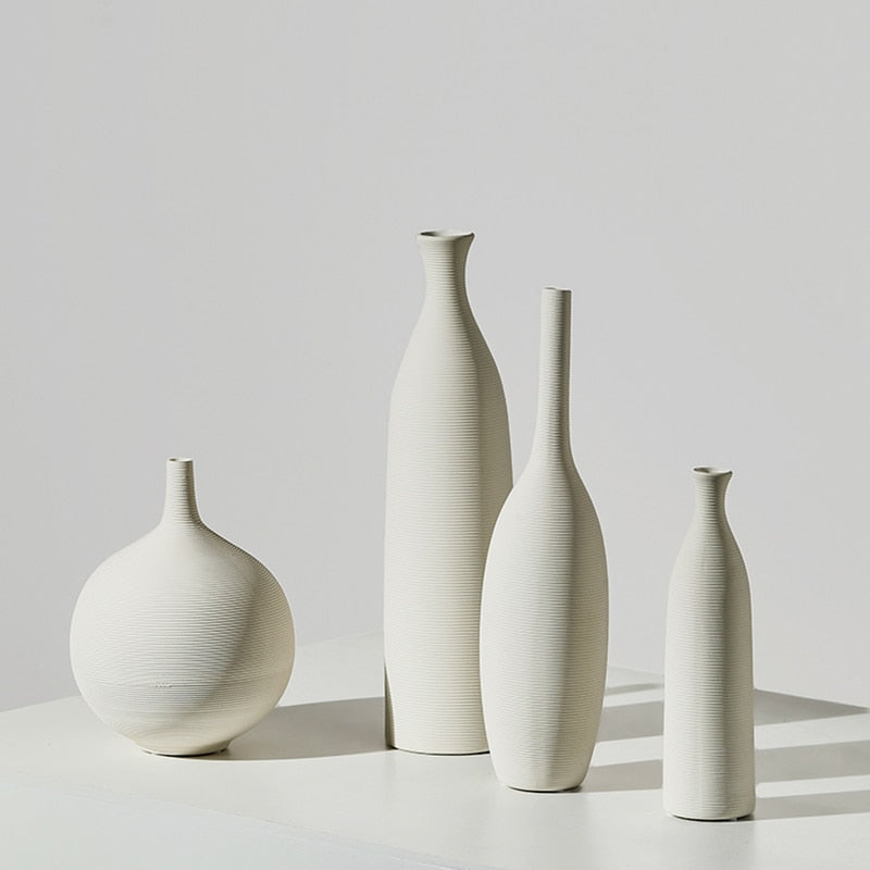 Japanese Style Ceramic Vase. For Modern Home Decoration - Graceland Home and Living -  