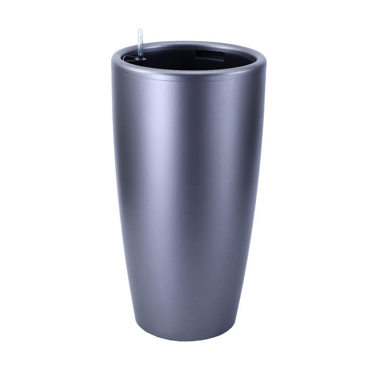 Large Big Stand Square White Plastic Garden Outdoor Planters Flower Plant Pots - Graceland Home and Living -  