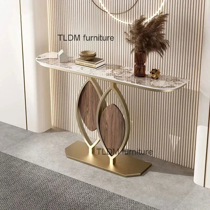 Luxury Slate Creative Console Tables for  Hallway Entrance - Graceland Home and Living -  