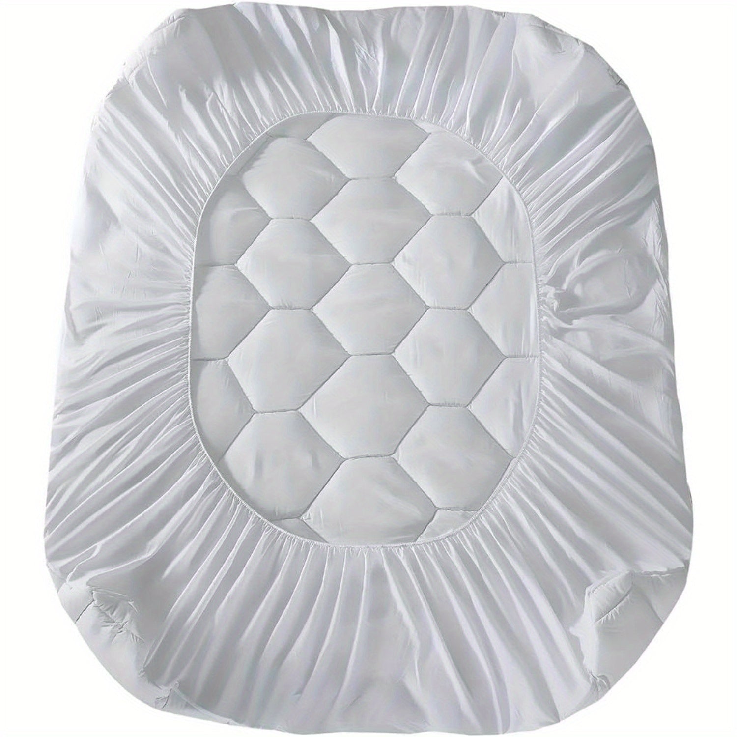 Mattress Pad, 8-21" Deep Pocket Protector Ultra Soft Quilted Fitted Topper Cover - Graceland Home and Living -  