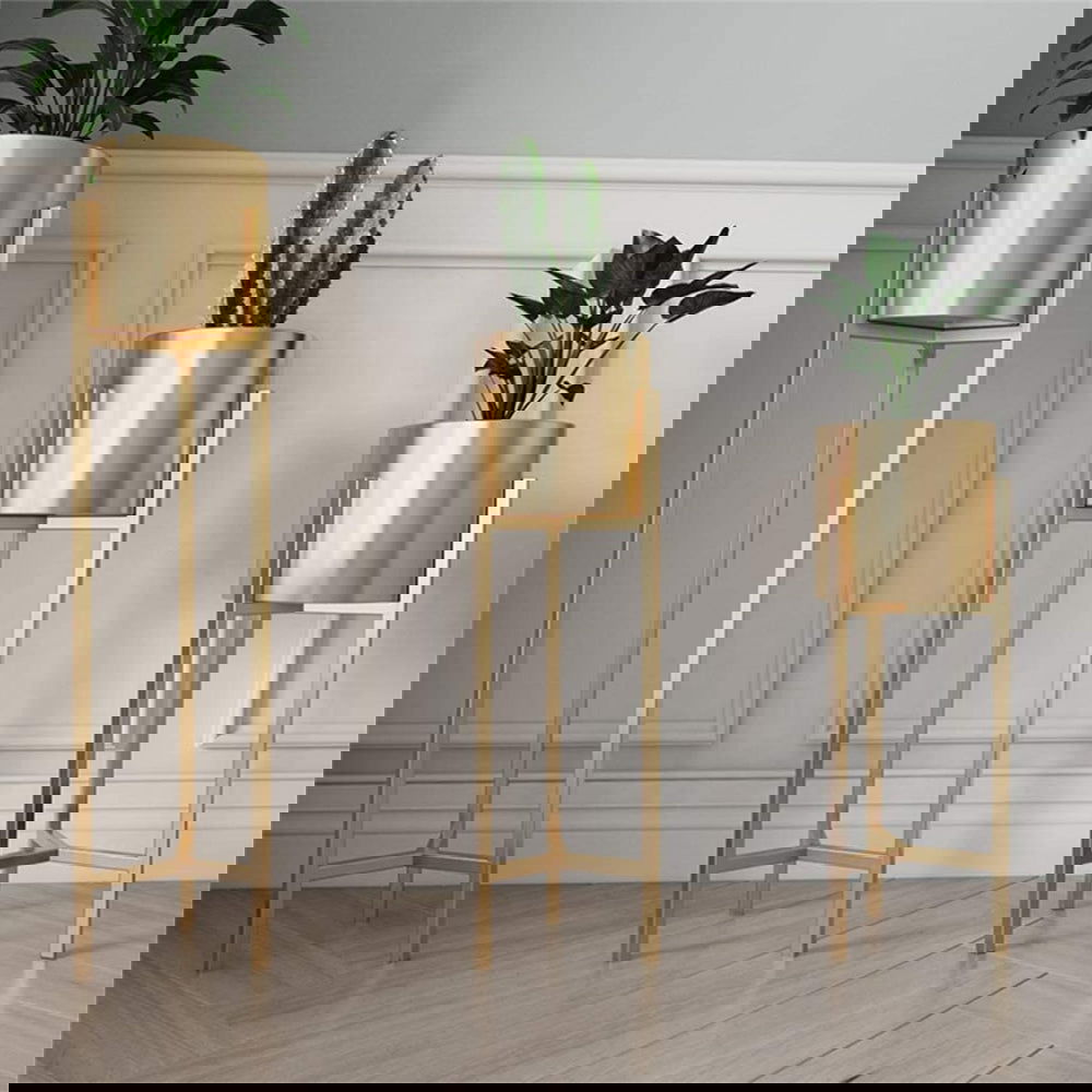 Metal Pot Stand for Indoor Flower Pot Holder - Graceland Home and Living -  