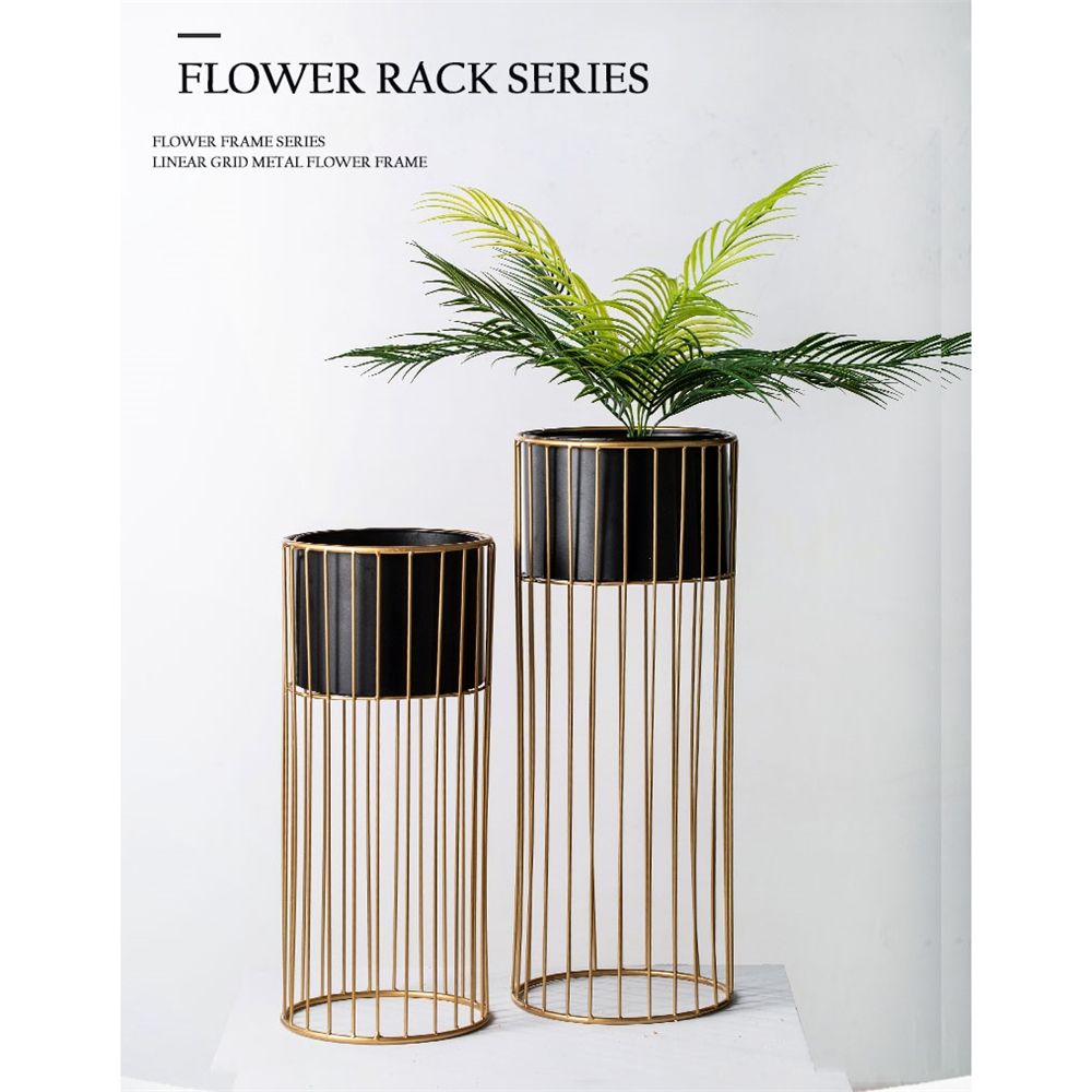 Modern Round Flower Plant Stand - Graceland Home and Living -  
