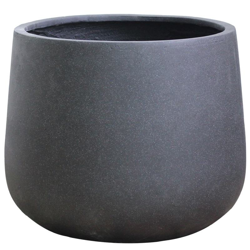 Modern design outdoor cement fiberglass Pot - Graceland Home and Living -  