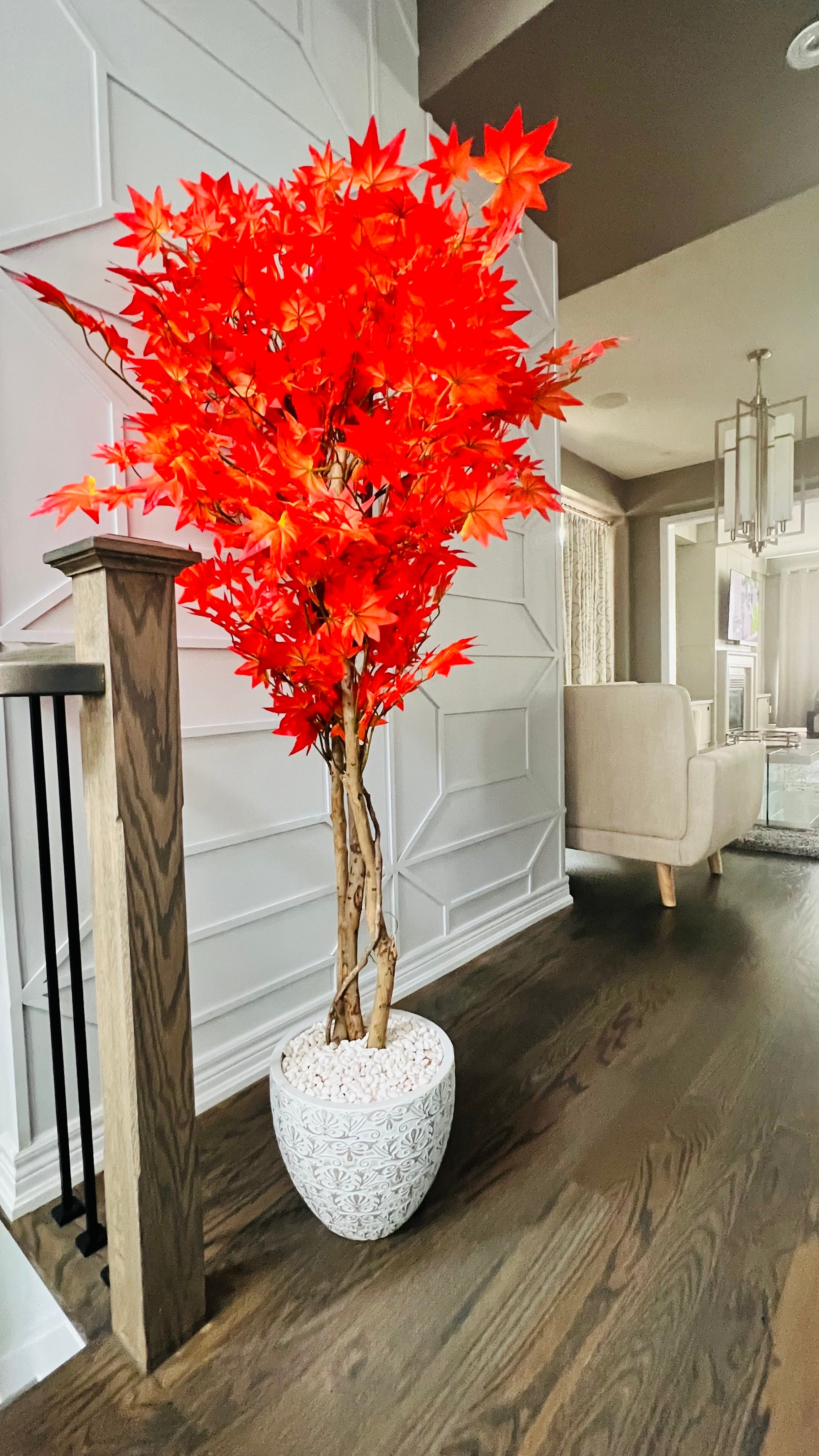 Multi Trunk Silk Maple Leaf Tree in Pot Graceland Home and Living