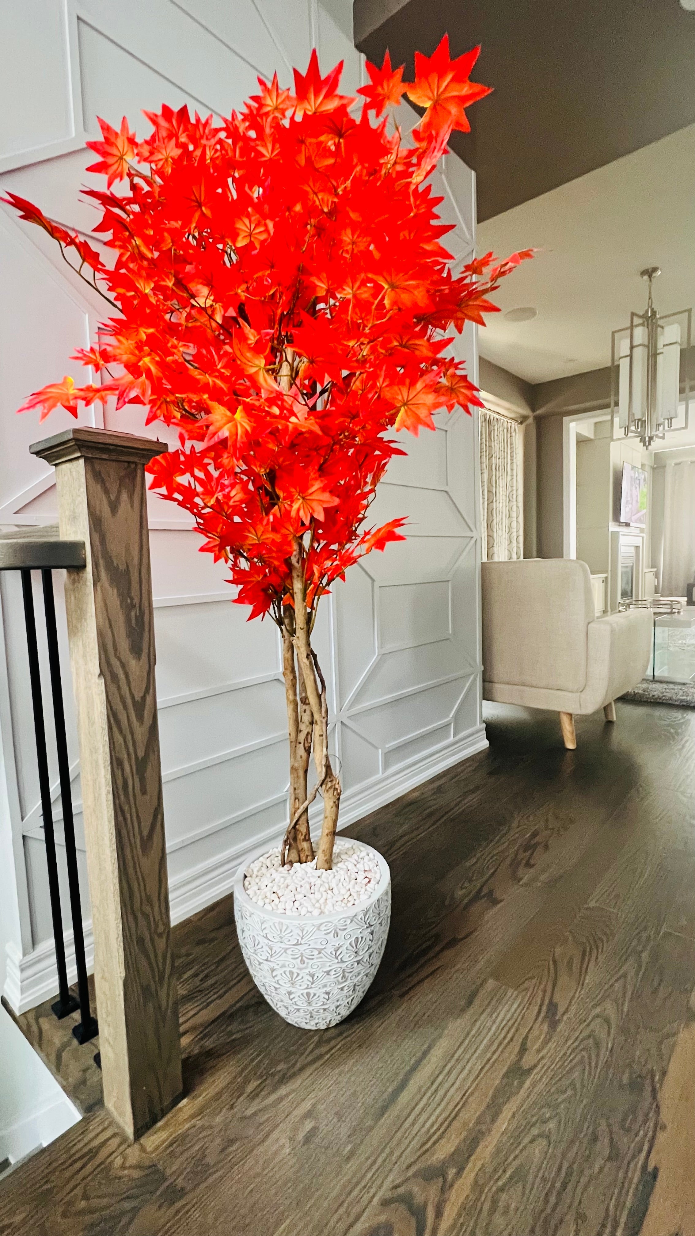 Multi Trunk Silk Maple Leaf Tree in Pot Graceland Home and Living