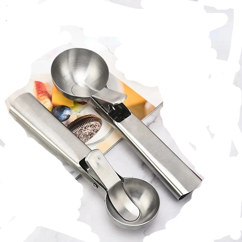 Multifunctional Ice Cream Scoops Stainless Steel Dual-Purpose Scoop - Graceland Home and Living -  