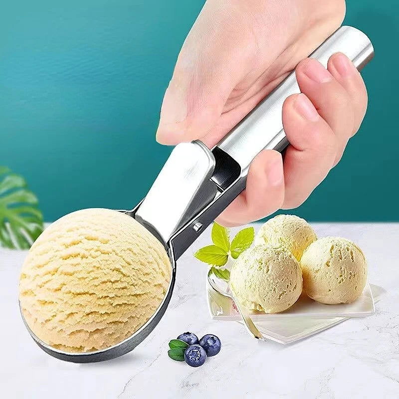 Multifunctional Ice Cream Scoops Stainless Steel Dual-Purpose Scoop - Graceland Home and Living -  