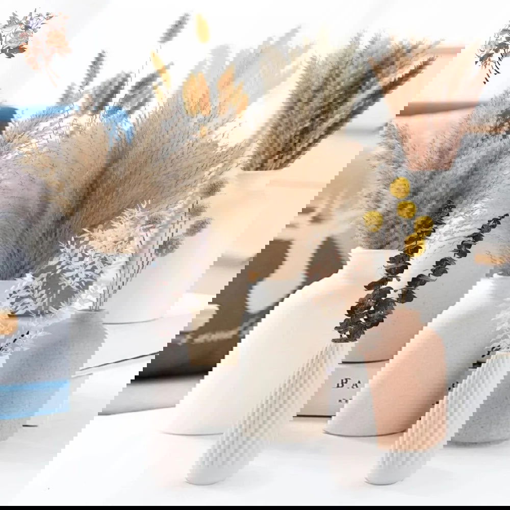 Natural Pampas Dried Flowers. Floral Bouquet For Home Vase Decoration - Graceland Home and Living -  