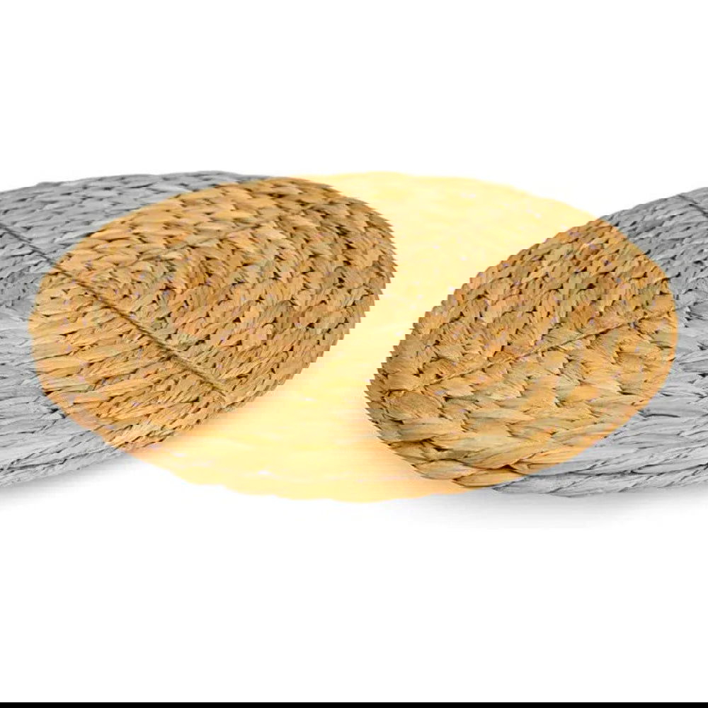 Natural Straw Weave Rattan Round Placemats - Graceland Home and Living -  